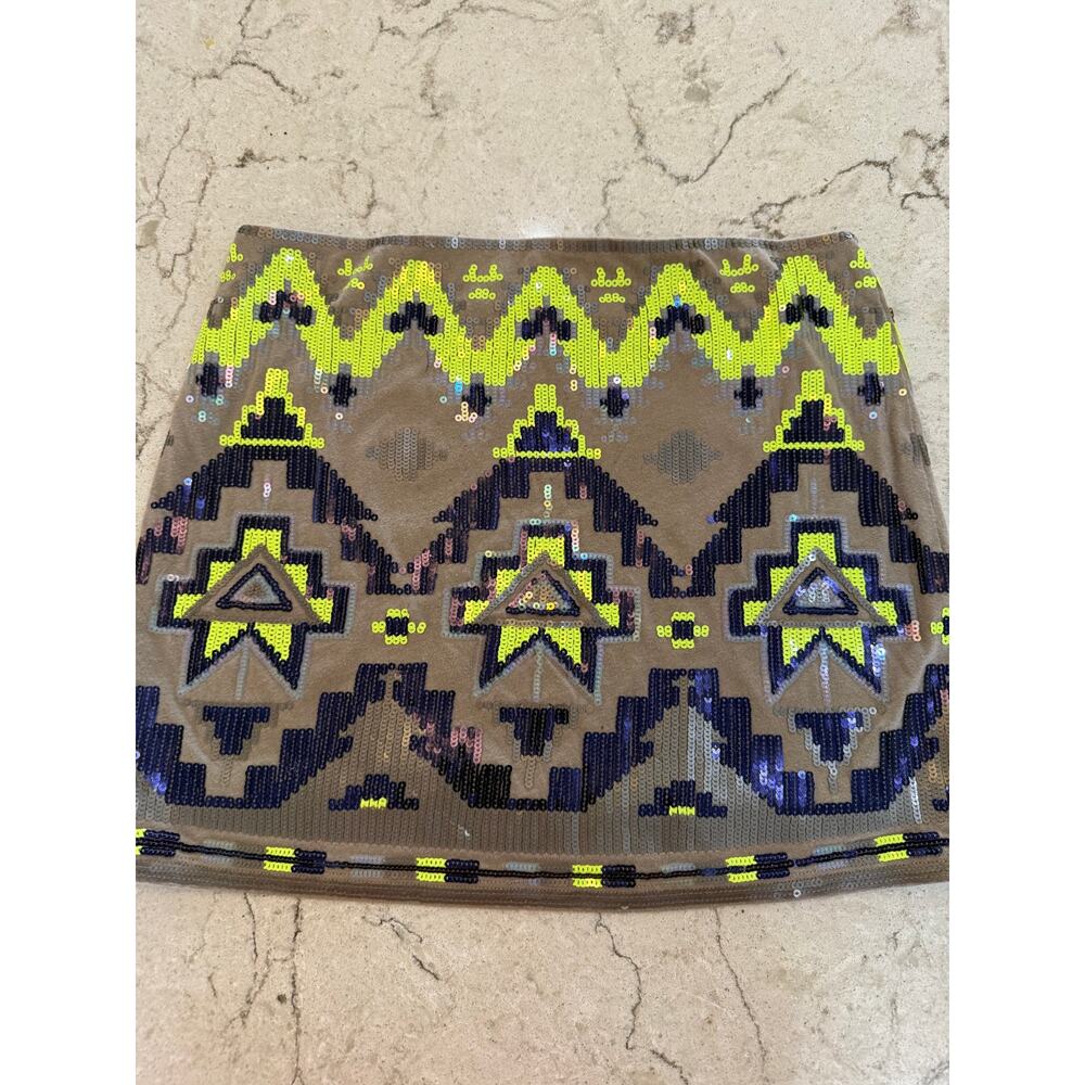 Y2K Sparkly Sequined Express Skirt Size XS - Picture 2 of 5